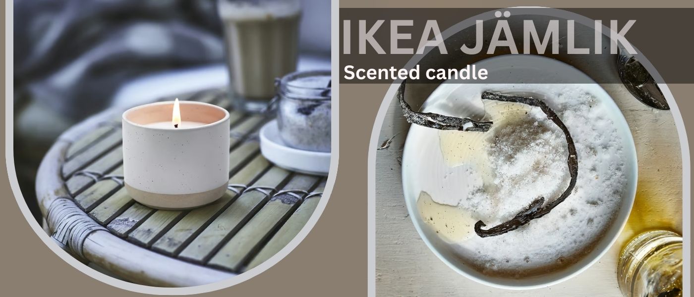 شمع معطر ایکیا مدل IKEA JAMLIK